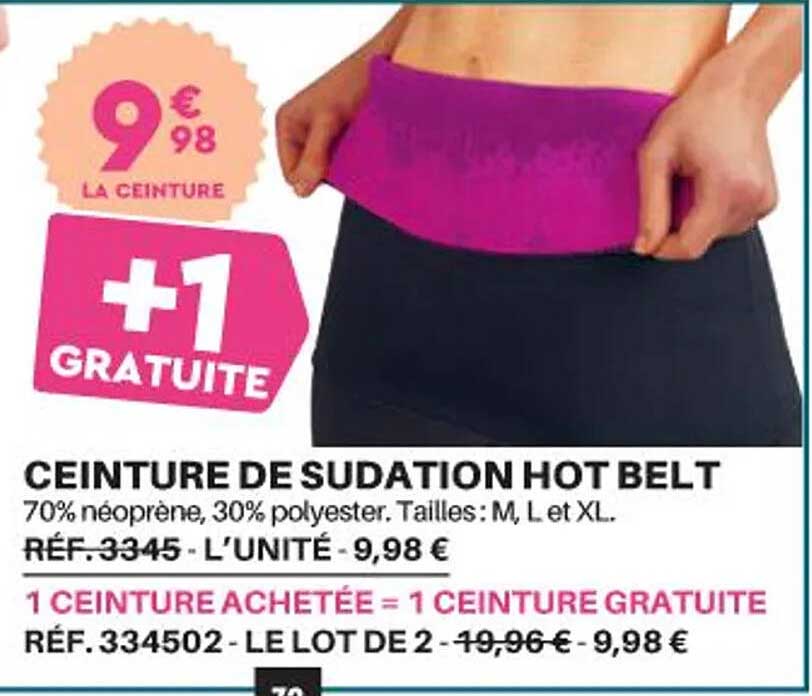 ceinture de sudation hot belt