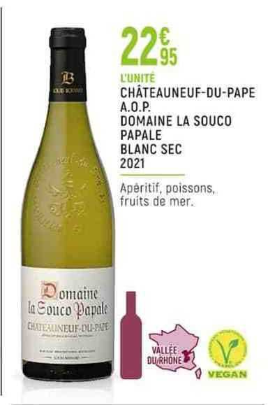 châteauneuf-du-pape a.o.p. domaine la souco papale blanc sec 2021
