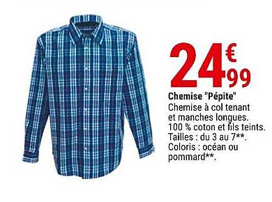 Chemise "pépite"