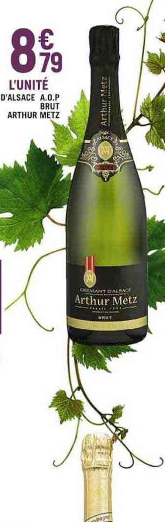 crémant d'alsace a.o.p. brut arthur metz