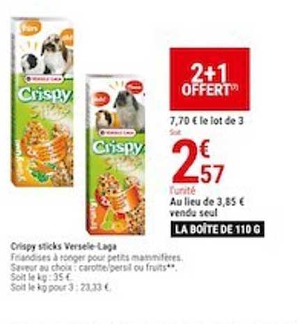 crispy sticks versele-laga