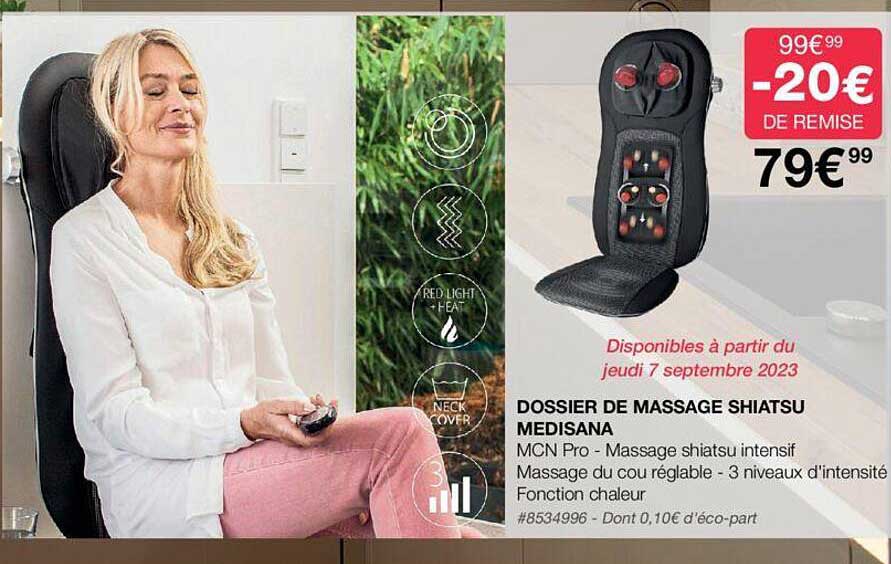 dossier de massage shiatsu medisana