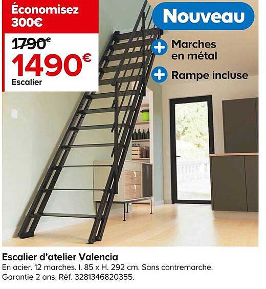 escalier d'atelier valencia