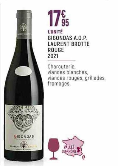 gigondas a.o.p. laurent brotte rouge 2021