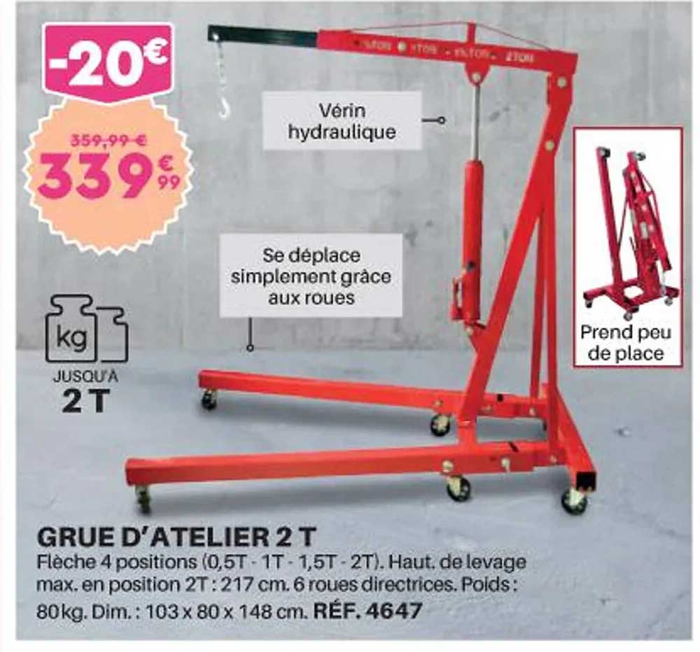grue d'atelier 2t
