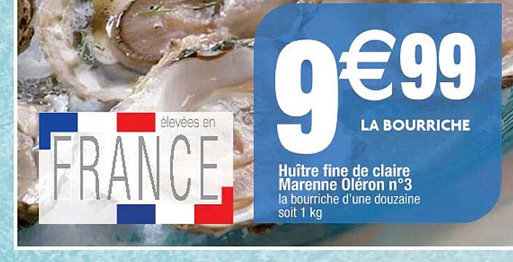 huître fine de claire marenne oléron n°3