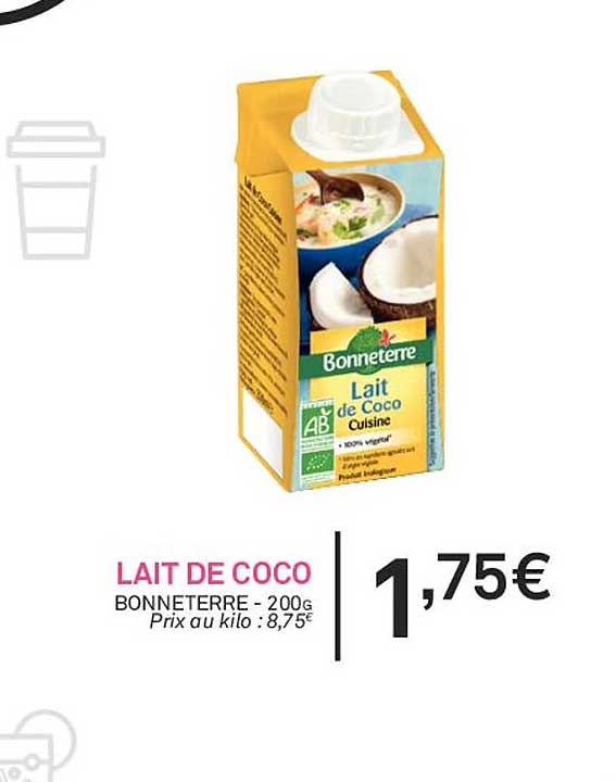 Lait De Coco Bonneterre