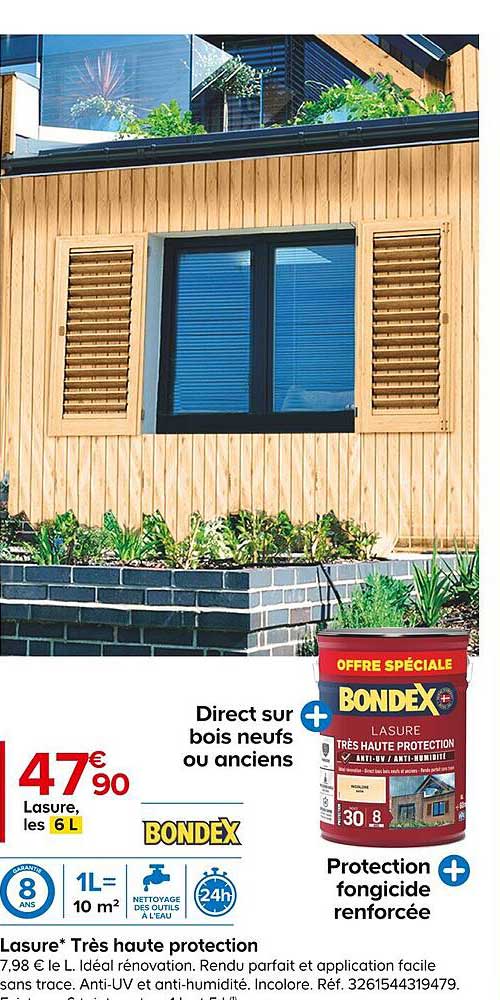lasure très haute protection bondex