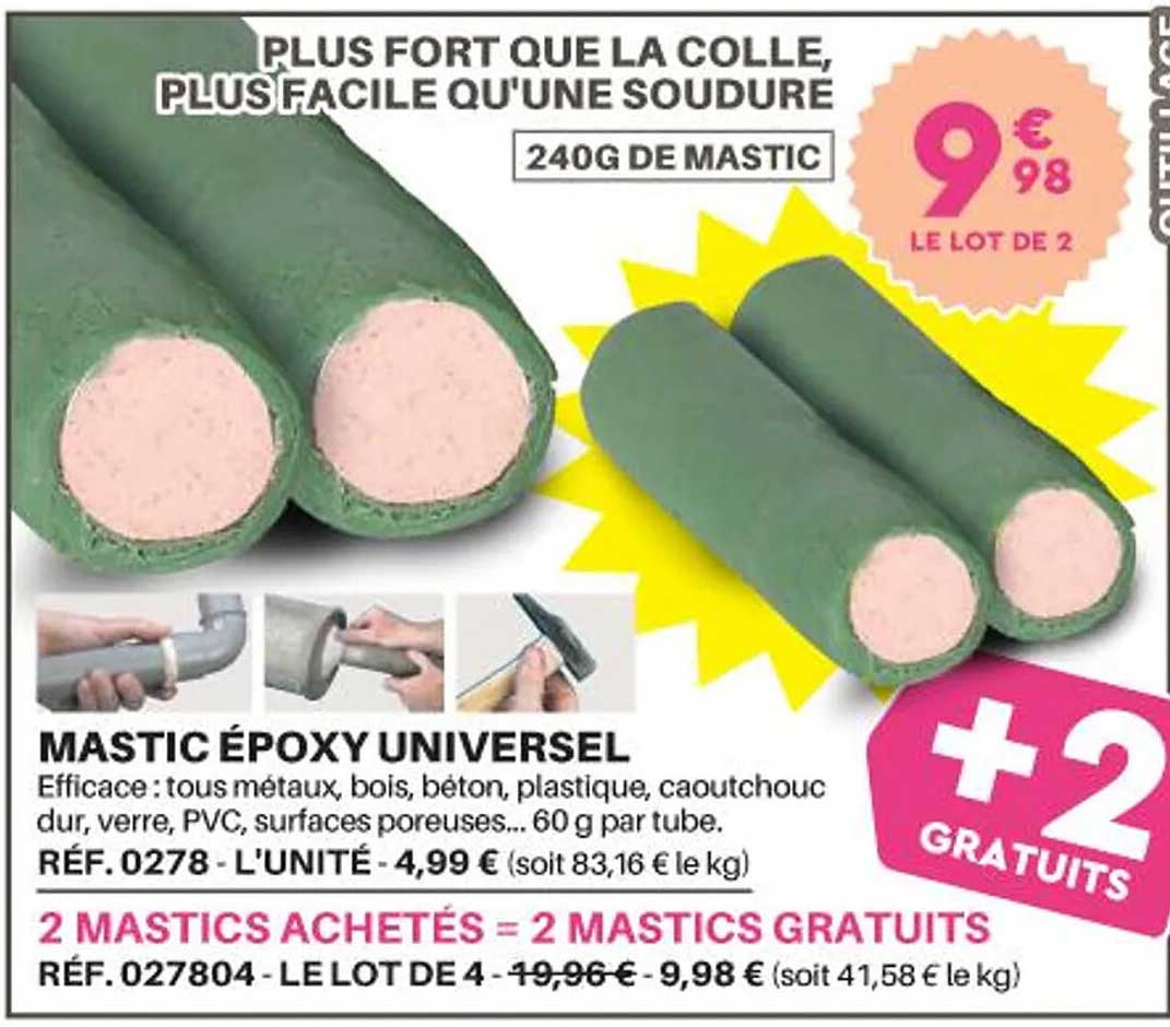 mastic époxy universel