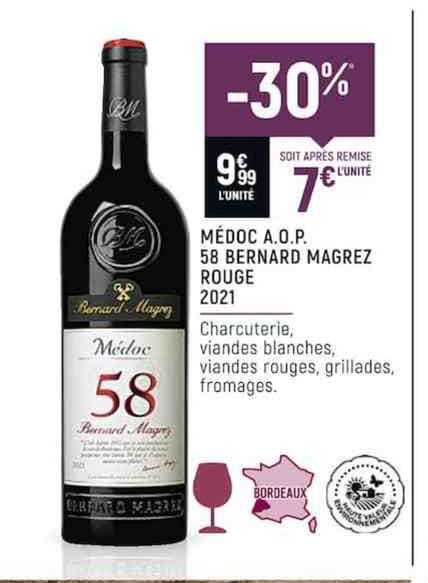 médoc a.o.p. 58 bernard magrez rouge 2021