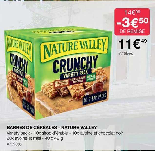 nature valley - barres de céréales