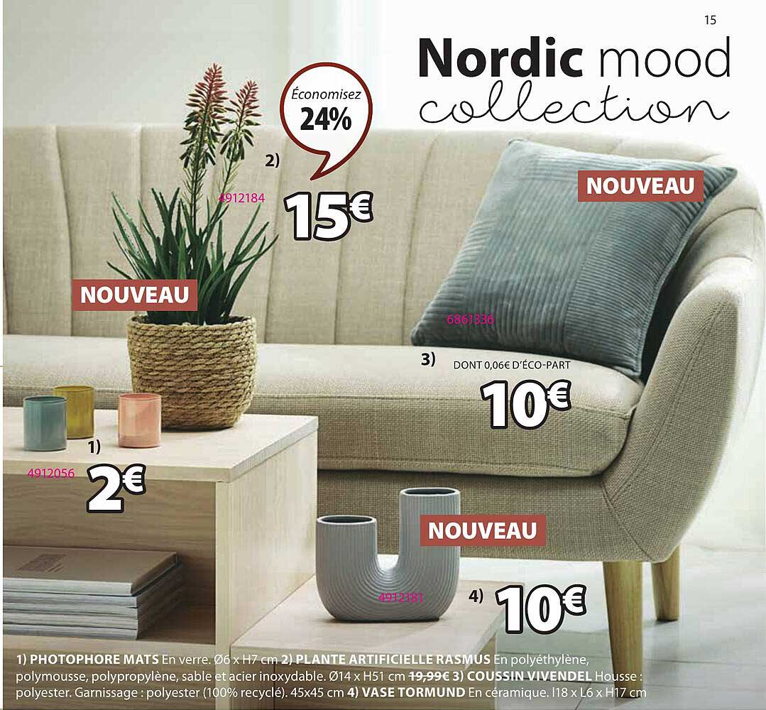 nordic mood collection photophore mats ou plante artificielle rasmus ou vase tormund