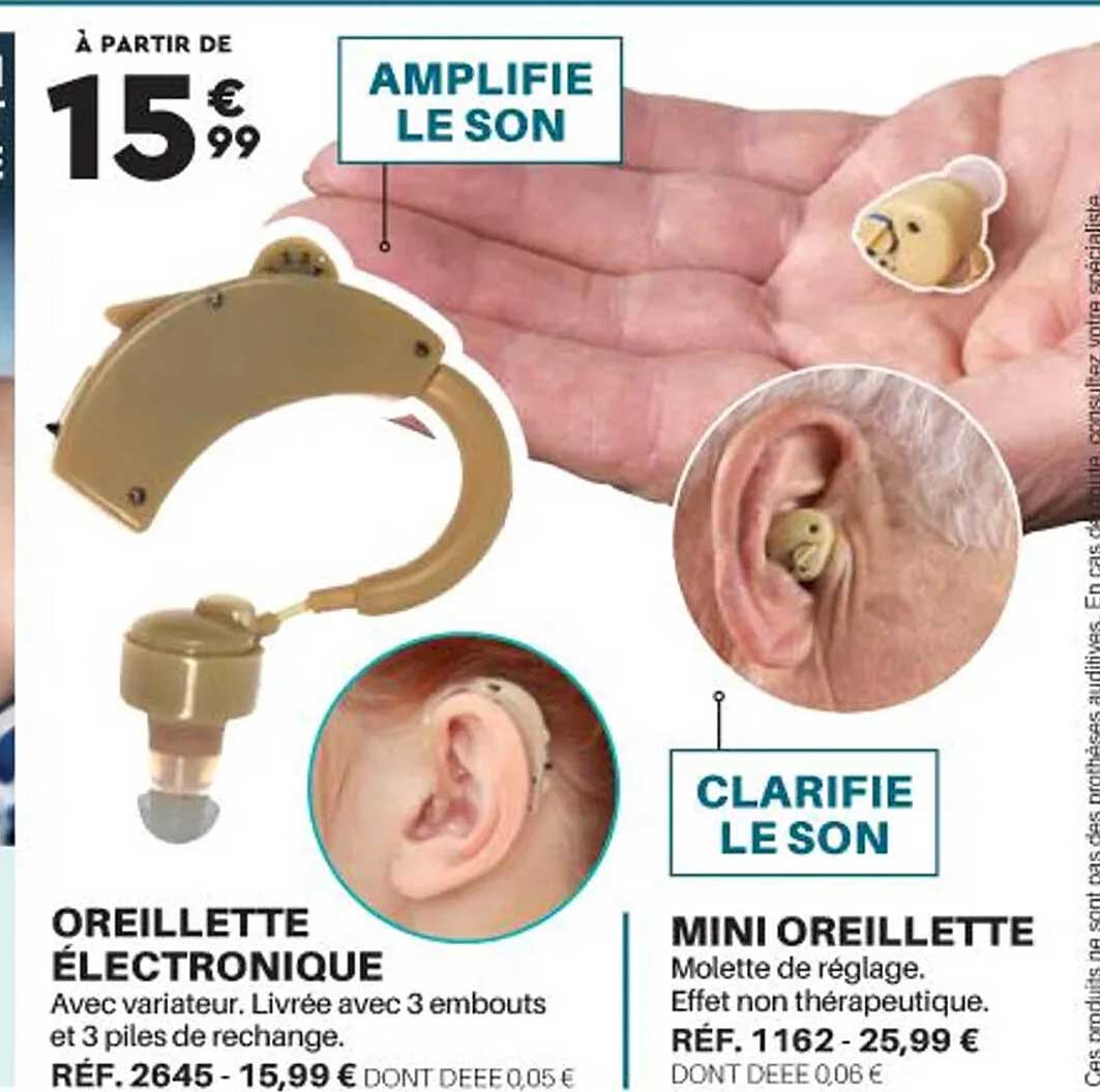 oreillette électronique ou mini oreillette