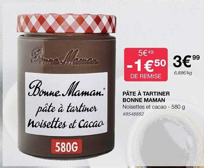 pâte à tartiner bonne maman