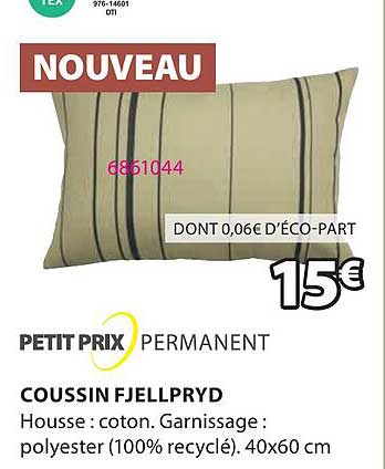 petit prix permanent coussin fjellpryd