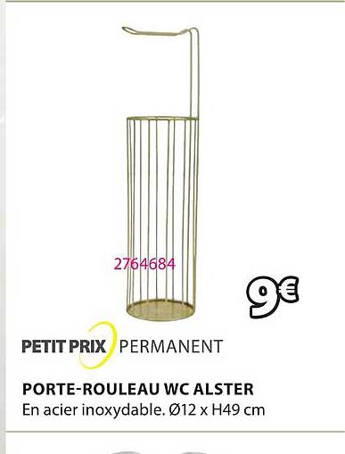 petit prix permanent porte-rouleau wc alster