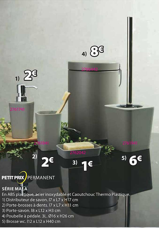 petit prix permanent série mala