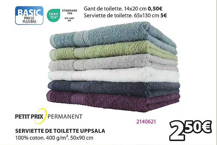 petit prix permanent serviette de toilette uppsala