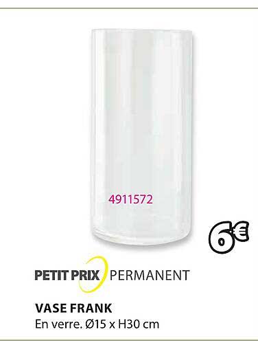 petit prix permanent vase frank
