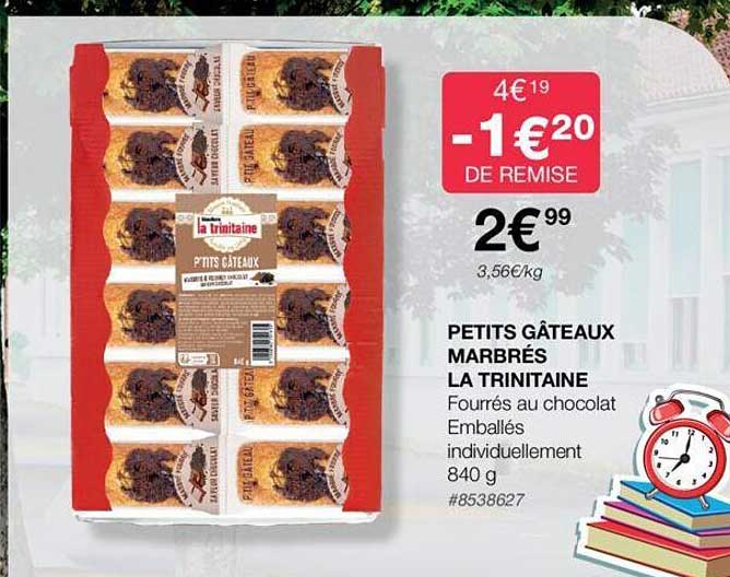 petits gâteaux marbrés la trinitaine