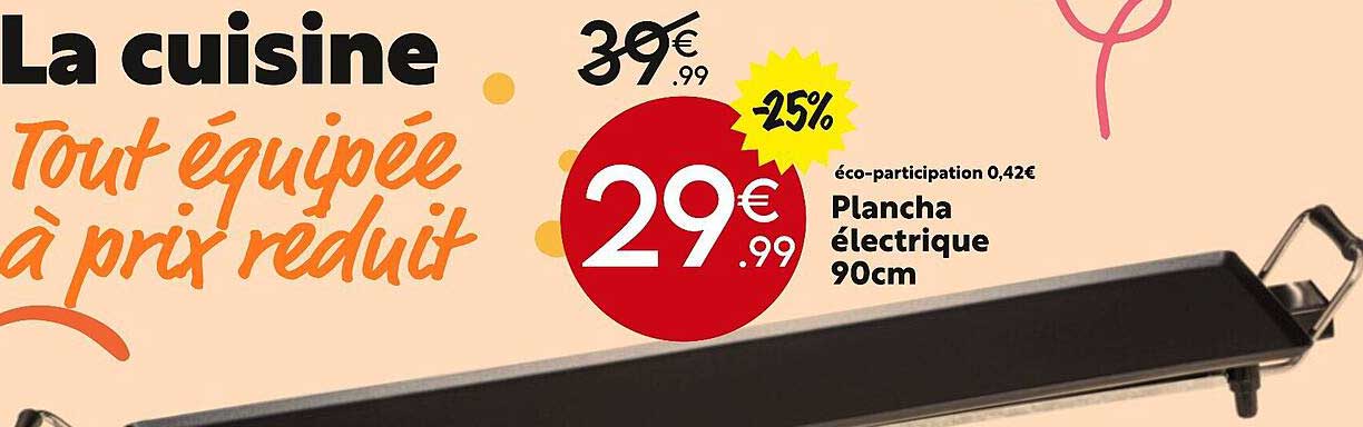 Plancha électrique 90 Cm