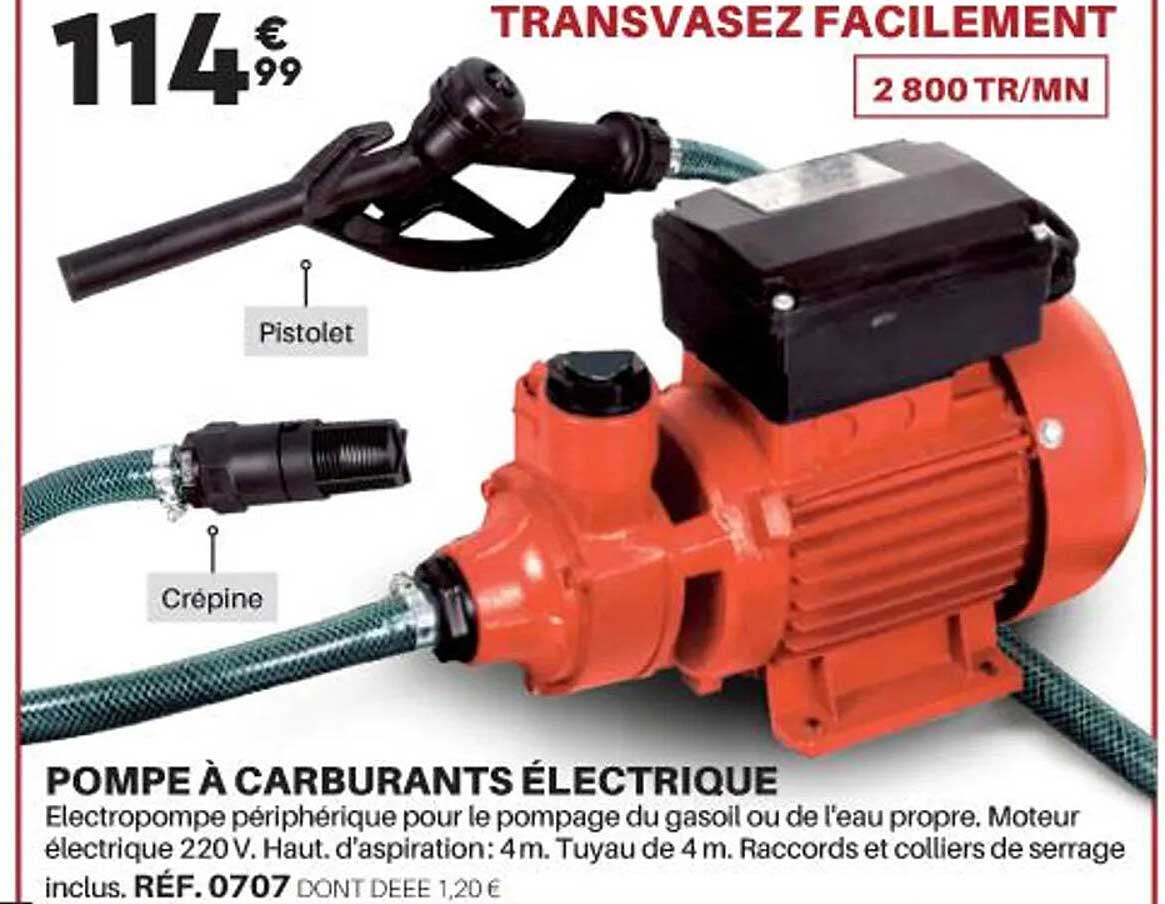 pompe à carburants électrique