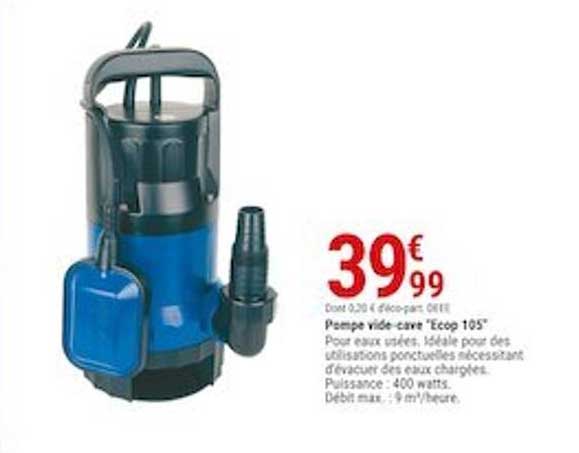 pompe vide-cave "écop 105"