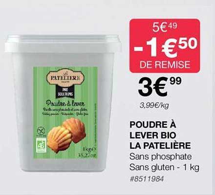 poudre à lever bio la patelière