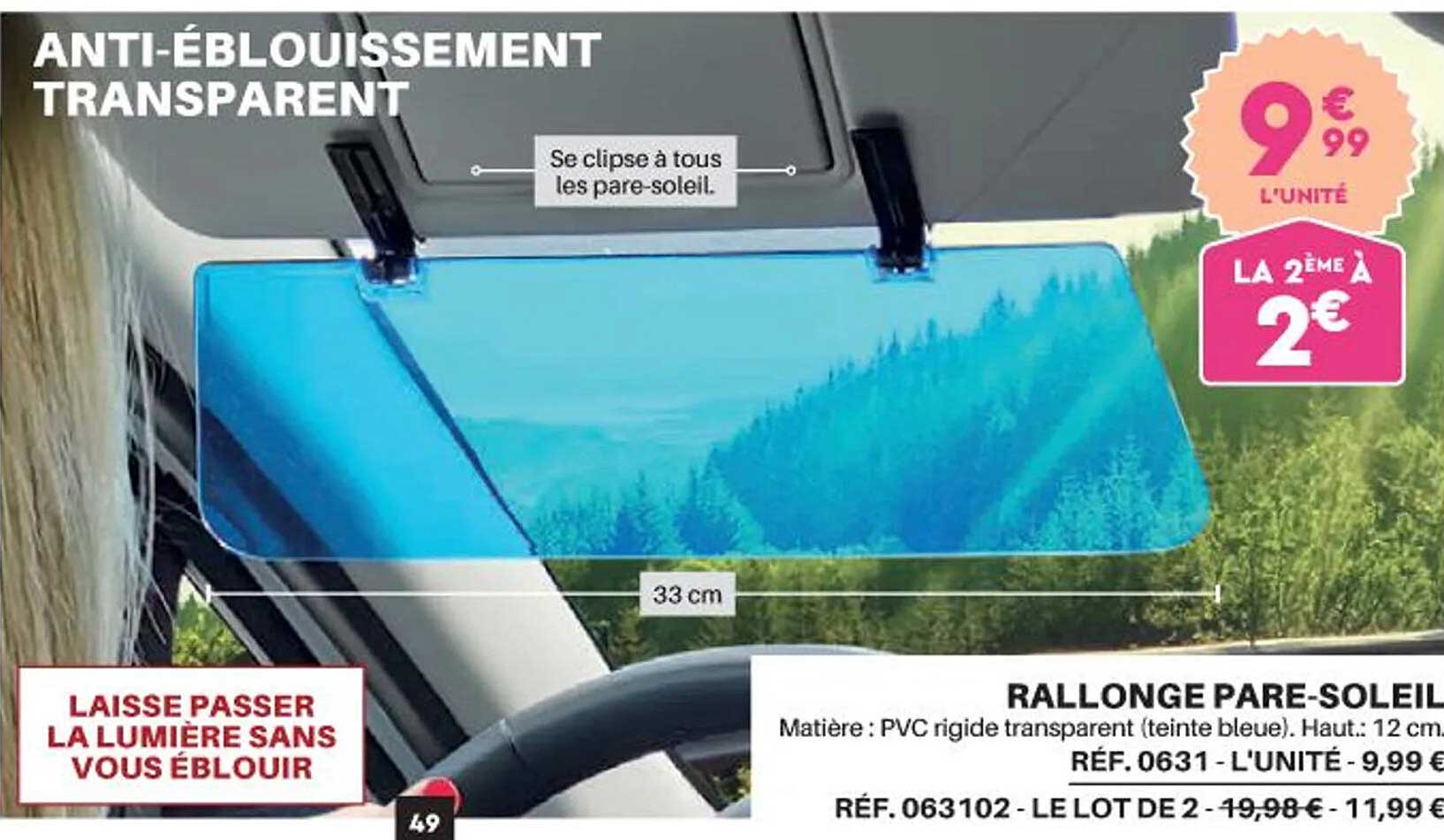 rallonge pare-soleil