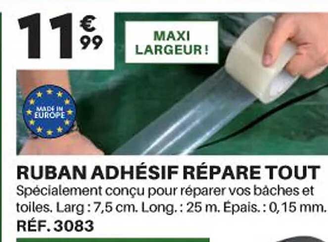 rubah adhésif répare tout