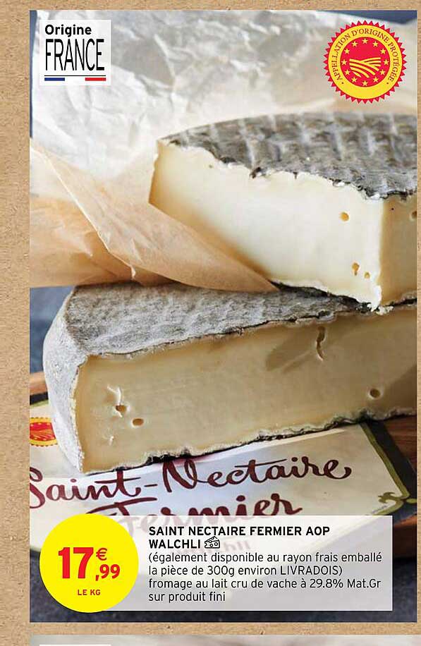 Saint Nectaire Fermier Aop Walchli