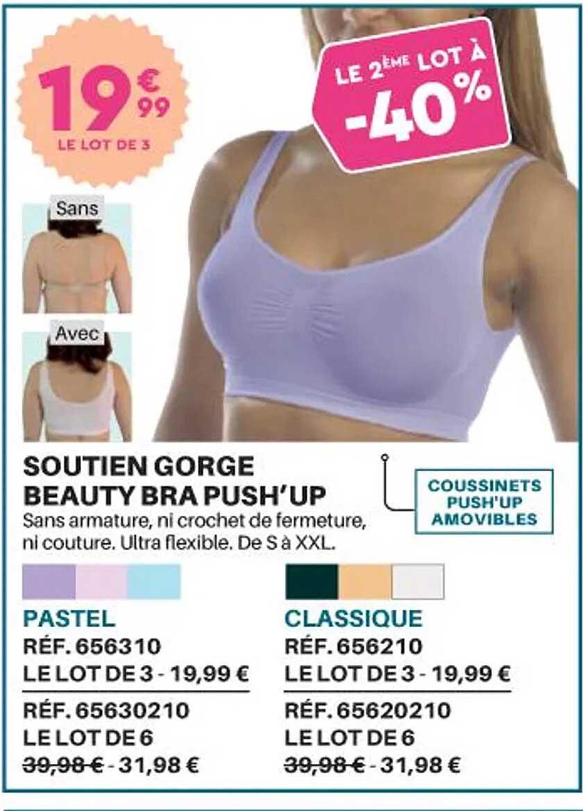 soutien gorge beauty bra push-up