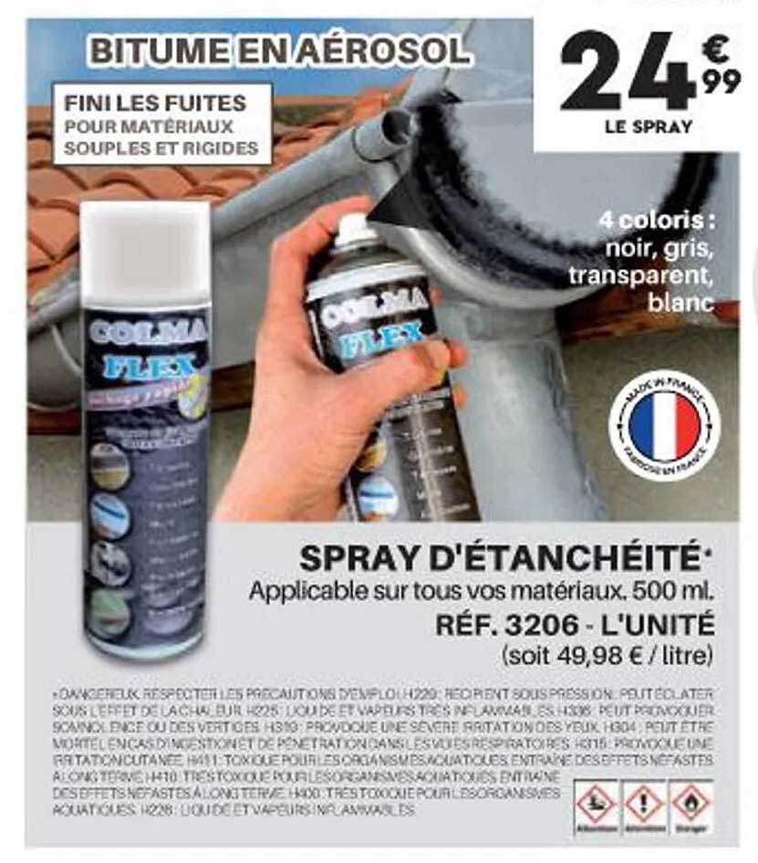 spray d'étanchéité