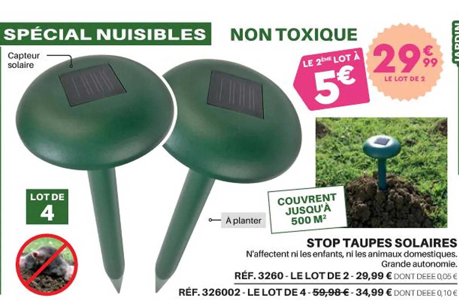 stop taupes solaires