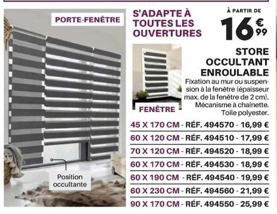 Store Occultant Enroulable