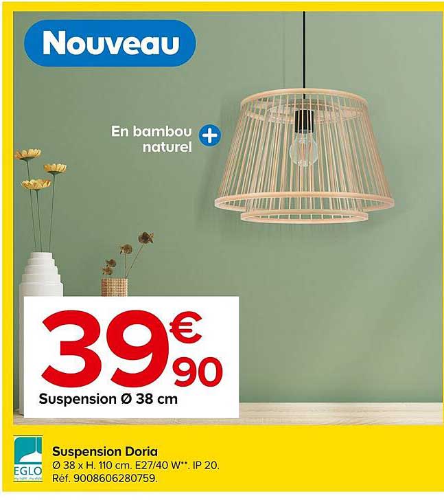 suspension doria ø 38 cm