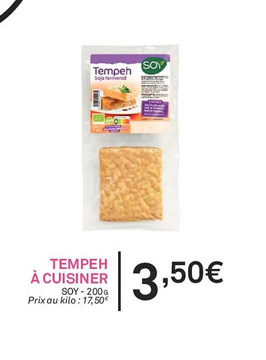 tempeh à cuisiner soy