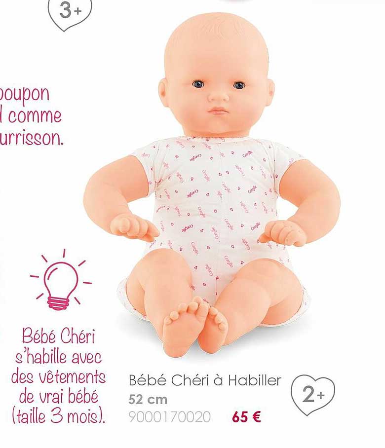 bébé chéri à habiler