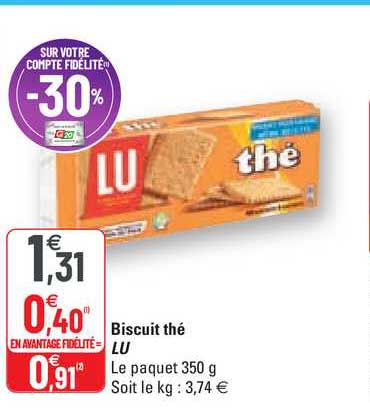 Biscuit Thé Lu