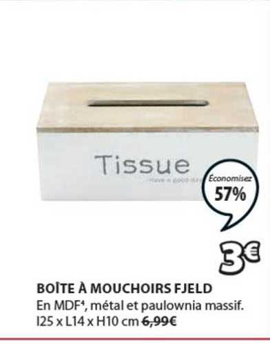 boîte à mouchoirs fjeld