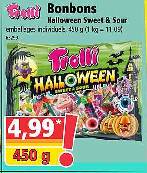 bonbons halloween sweet & sour trolli