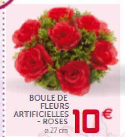 Boule De Fleurs Artificielles - Roses