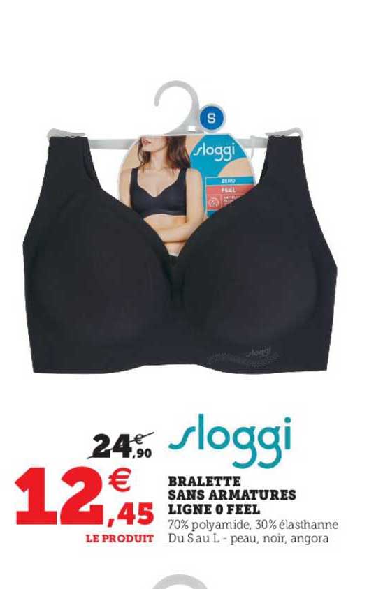 bralette sans armatures ligne o feel sloggi