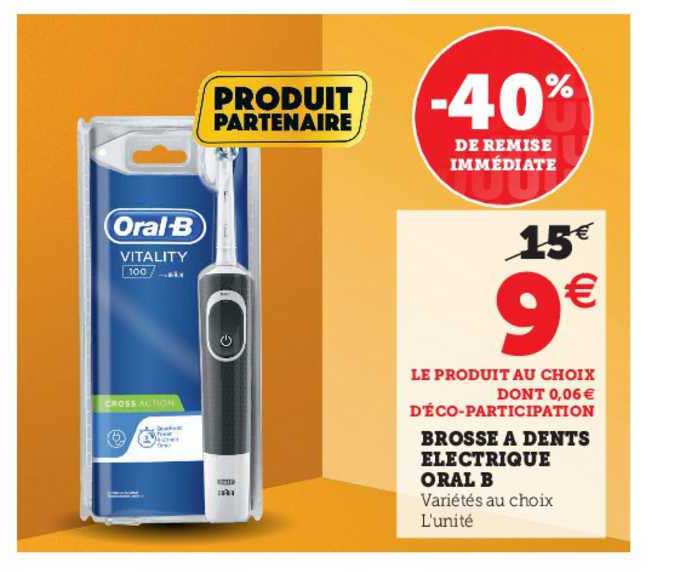 brosse à dents électrique oral b