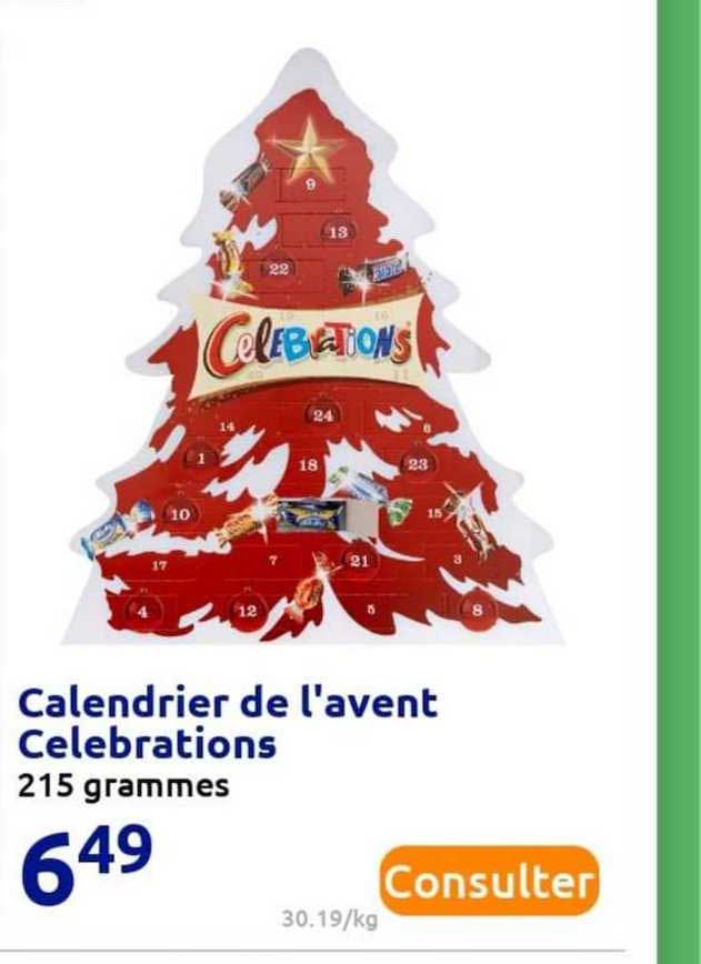 calendrier de l'avent célébrations