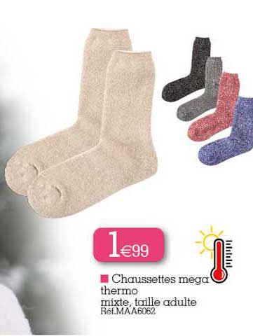 chaussettes mega thermo