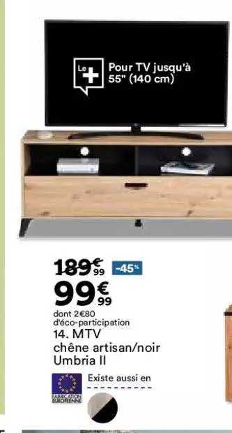 chêne artisan ou noir umbria II