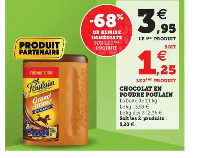 Chocolat En Poudre Poulain