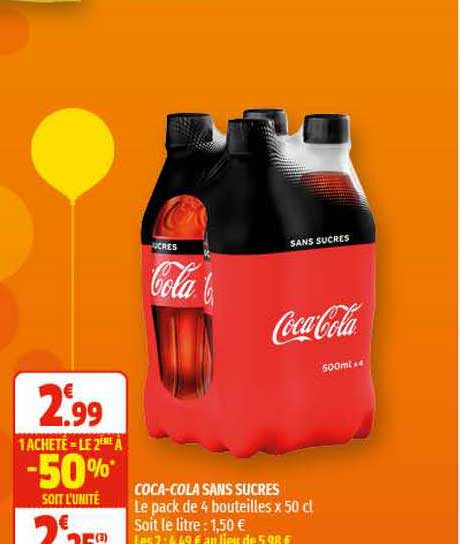 coca-cola sans sucres