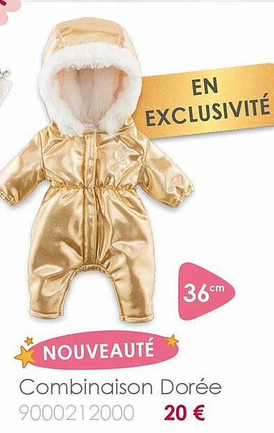 combinaison dorée